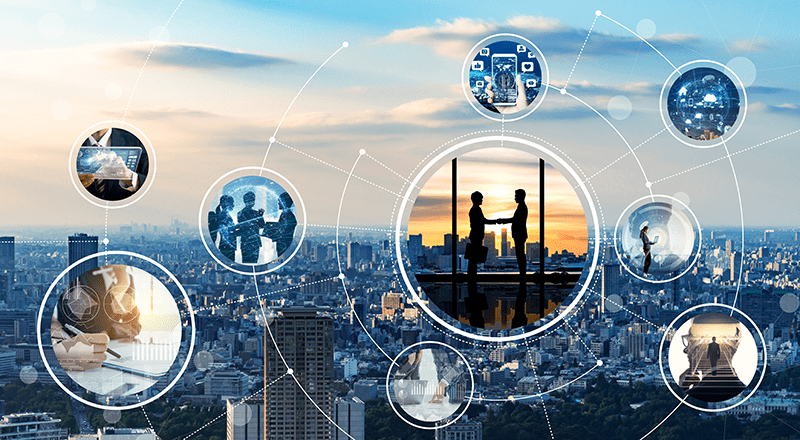 Connected graphic