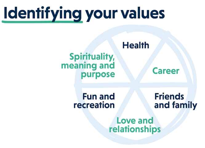 values wheel